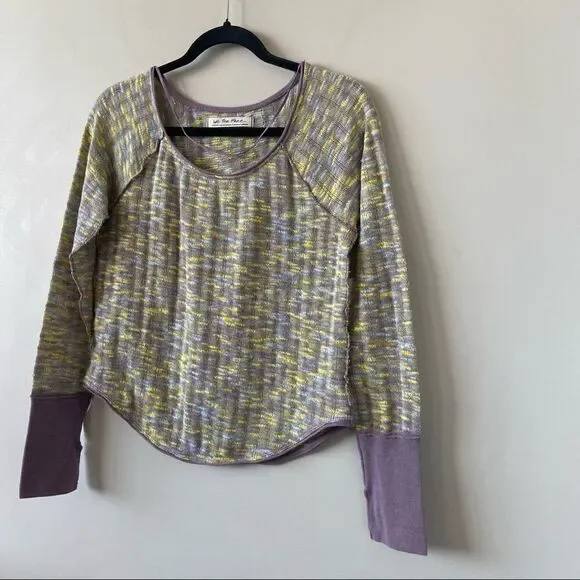 Free People-Space Out Long Sleeve Pullover (Medium) - Picture 6 of 10